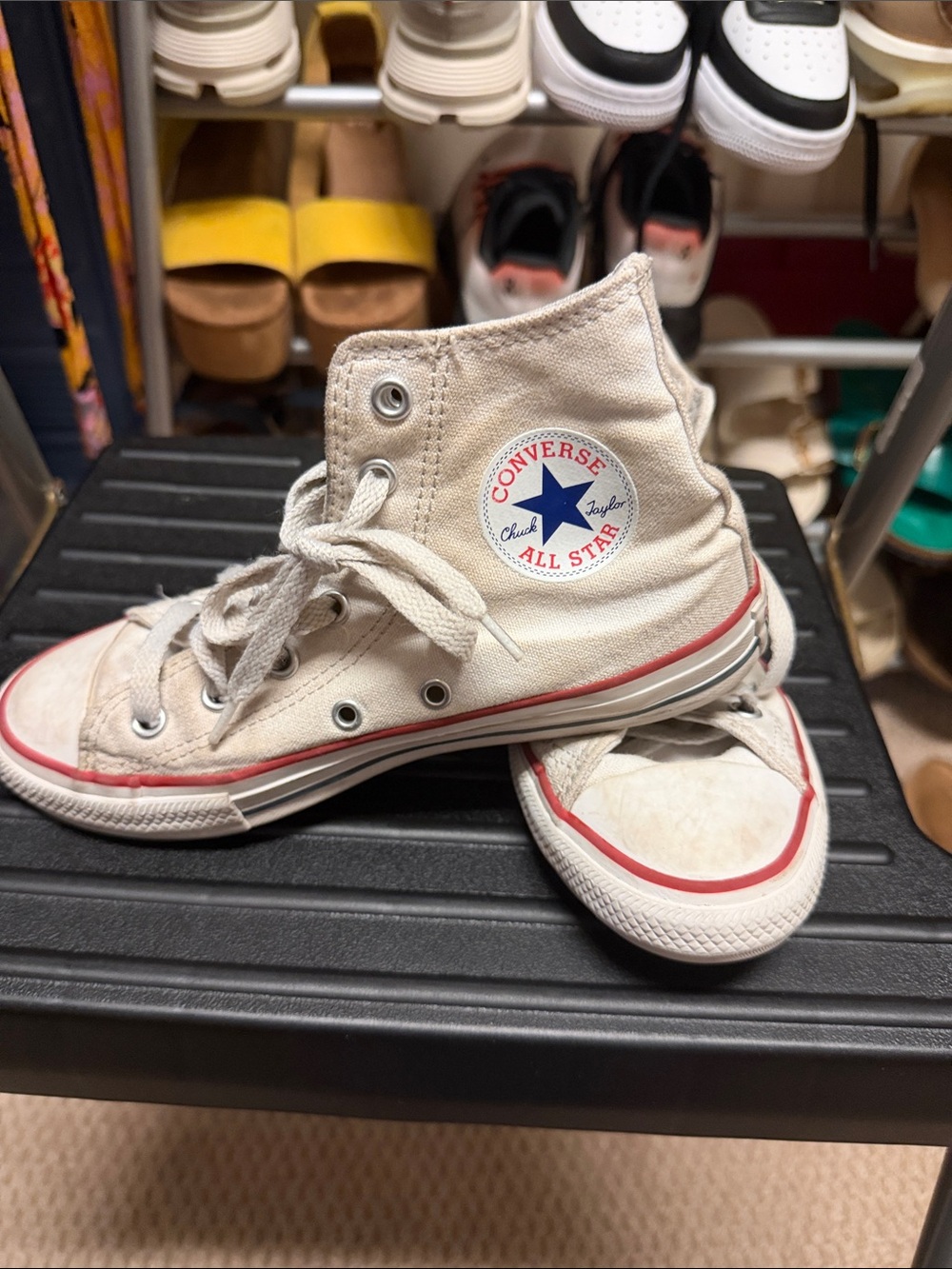 Converse Kids' Chuck Taylor All Star High Top Sneakers - Cream